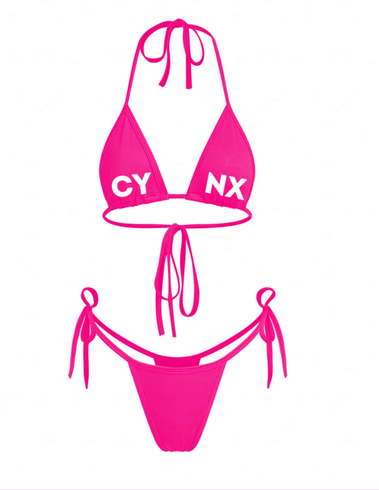 CYNX logo print bikini