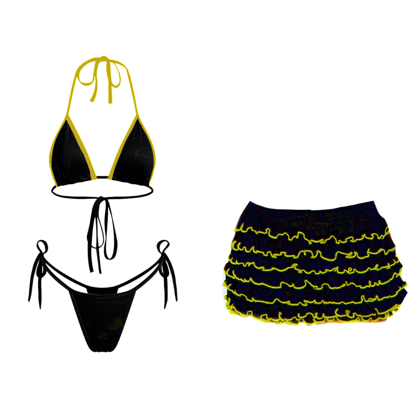 Bikini Ruffle Set