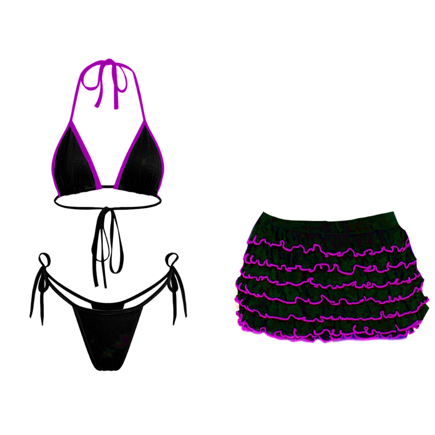 Bikini Ruffle Set