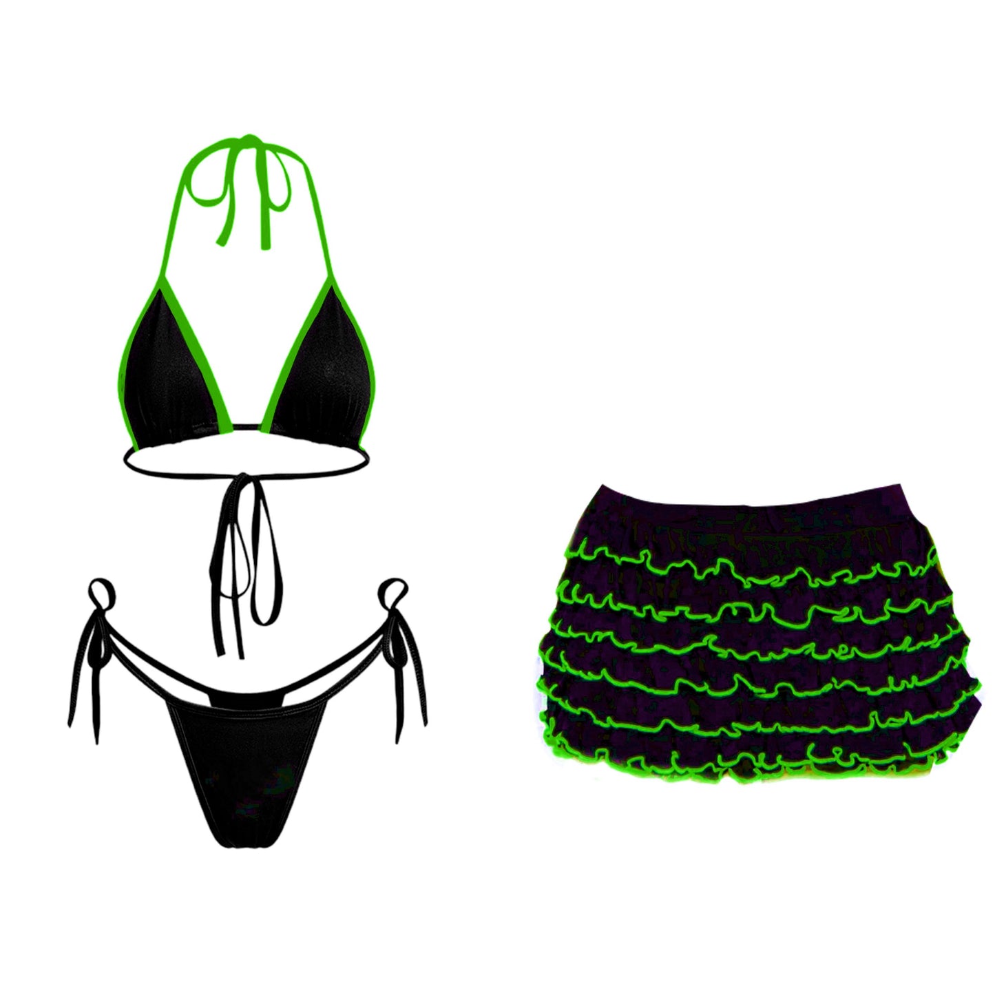 Bikini Ruffle Set
