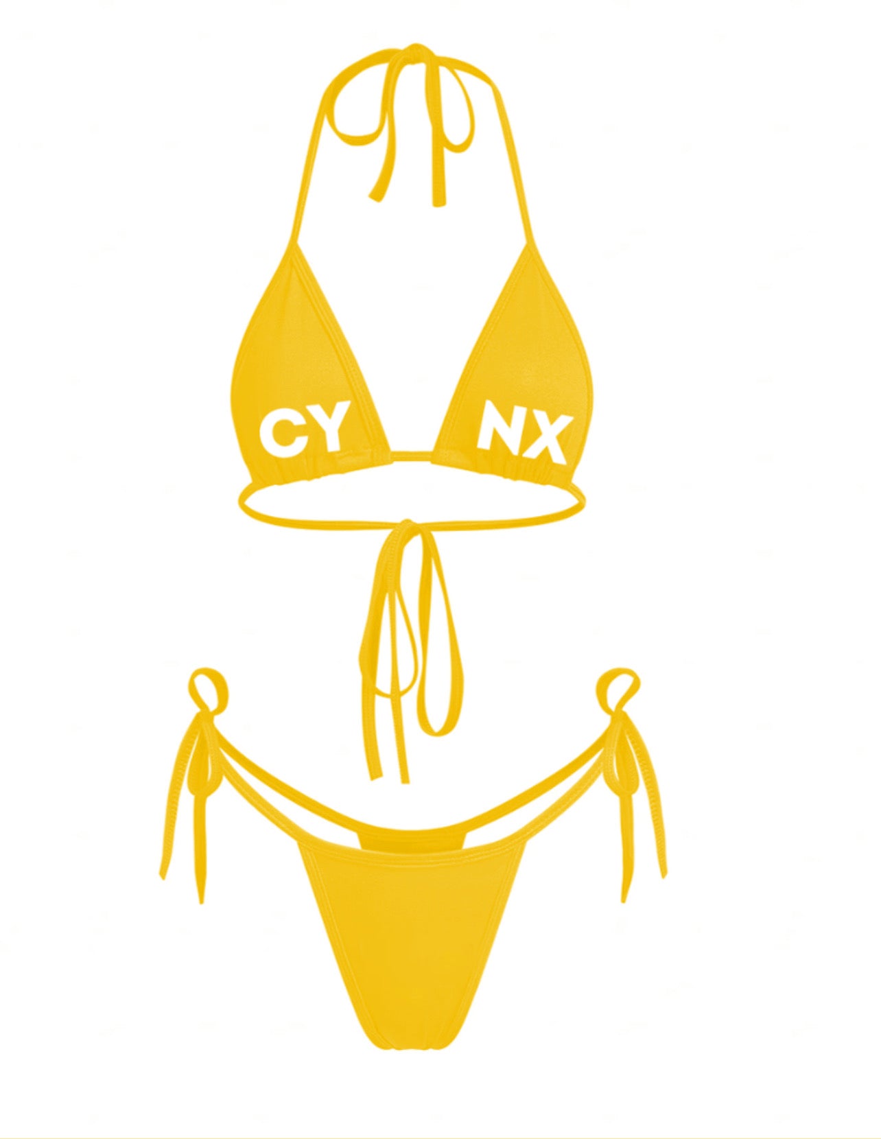 CYNX logo print bikini