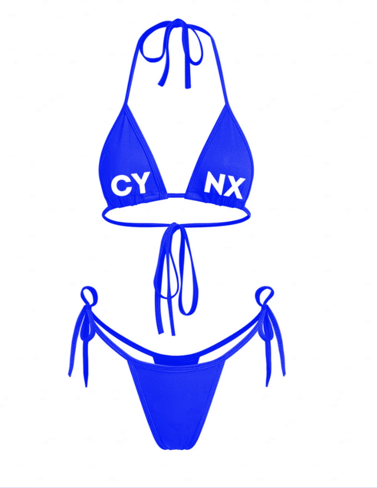 CYNX logo print bikini