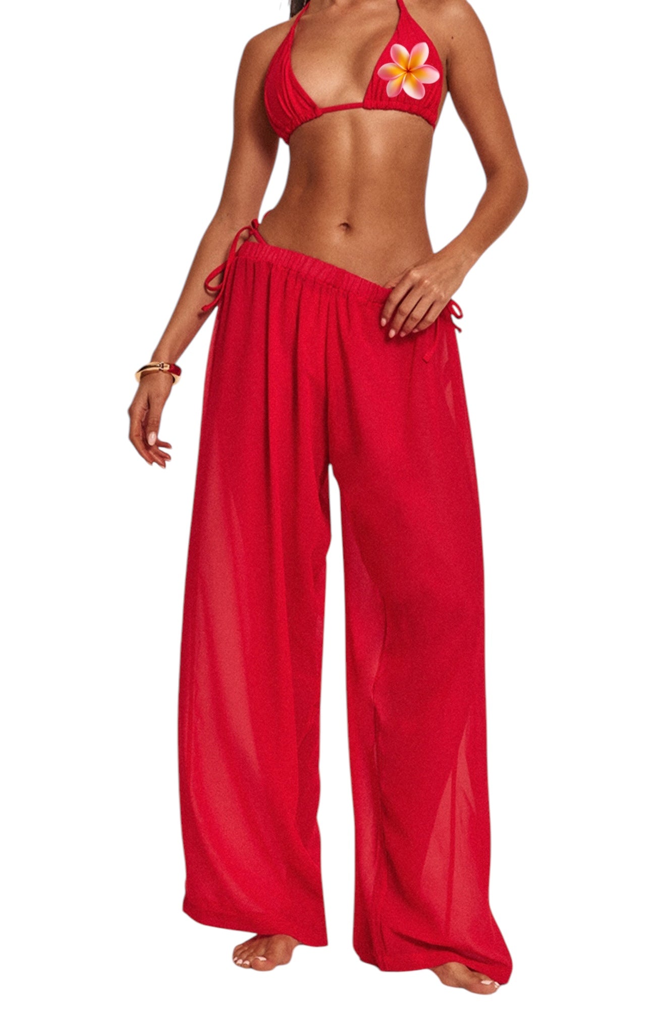 Starfire Sheer pants set ( With Drawstring )